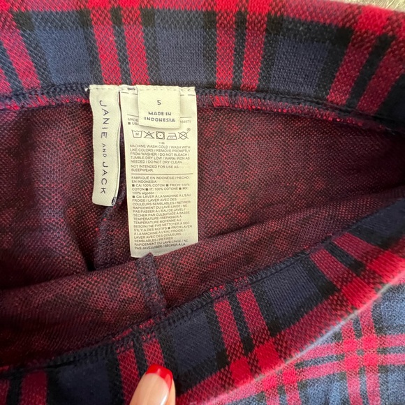 Janie and Jack Tartan Holiday Pants NWOT - Picture 6 of 6